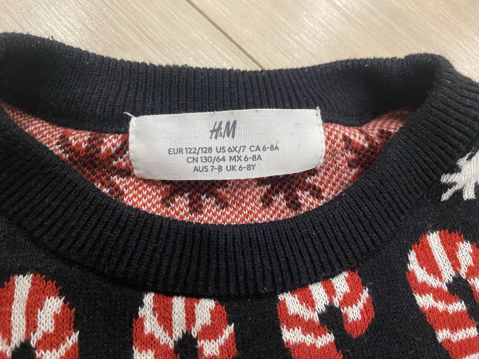 Sweter chłopięcy świąteczny H&M