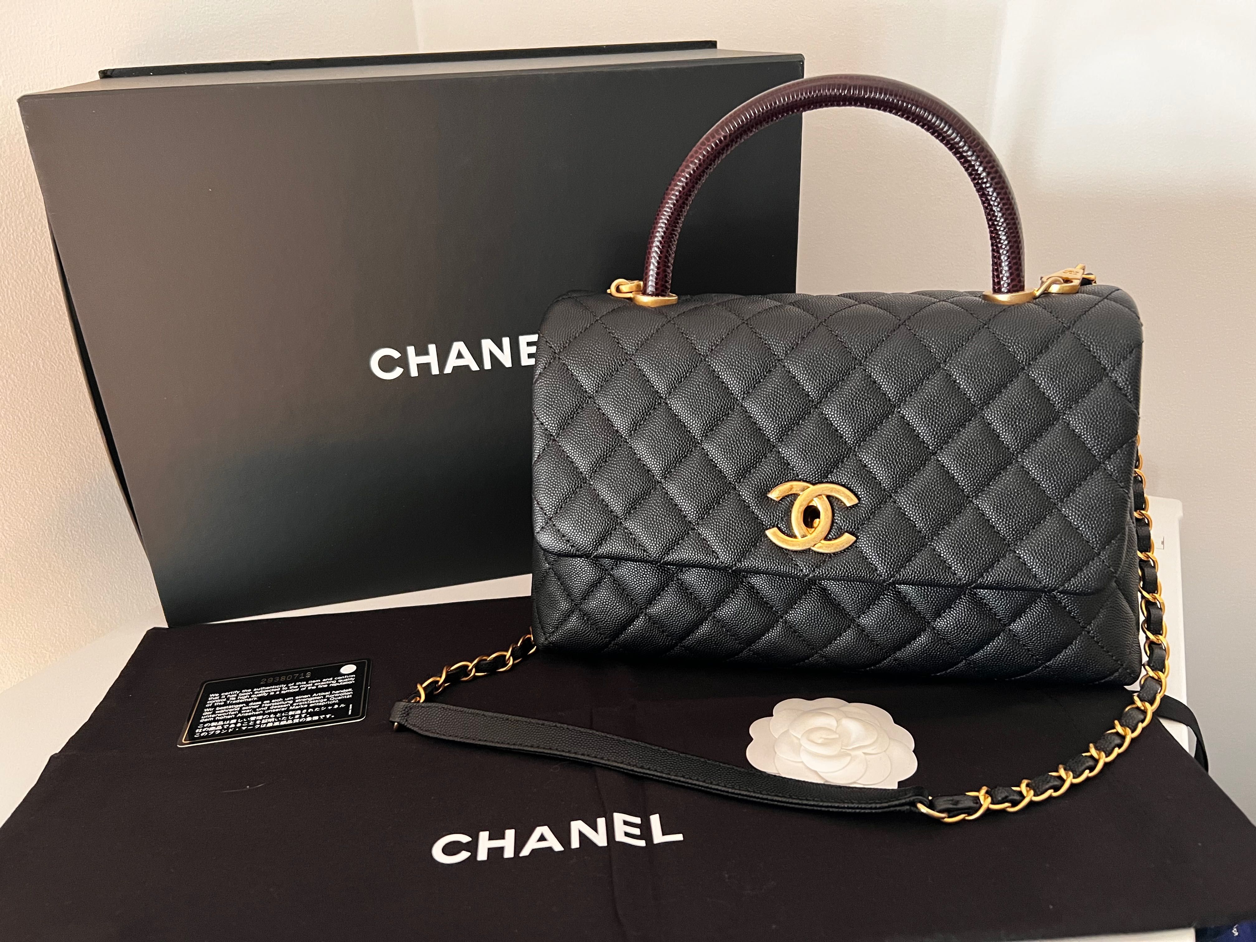 Bolsa Chanel Coco Handle média