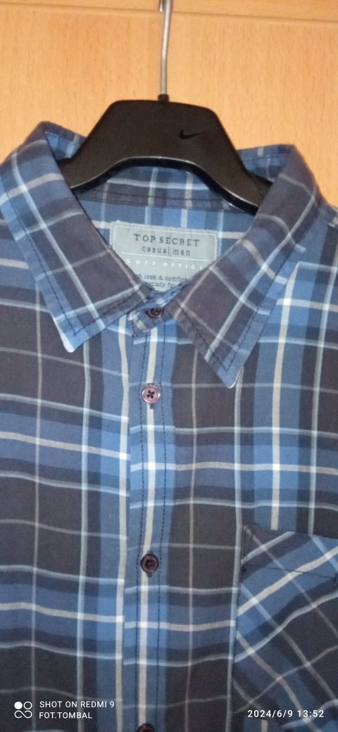 Koszula Top Secret regular fit  soft office r.46 , 186-188