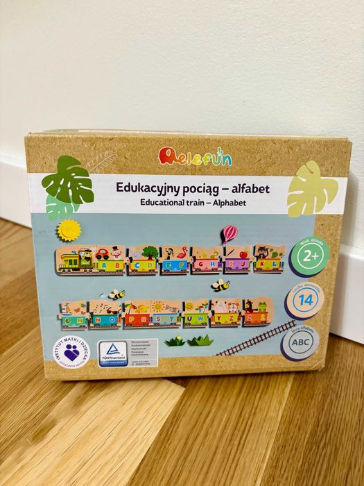 Układanka Edukacyjny Pociąg – Alfabet Elefun