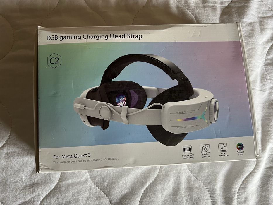 Зарядний ремінь для Meta Quest 3 / 3S з RGB-підсвіткою