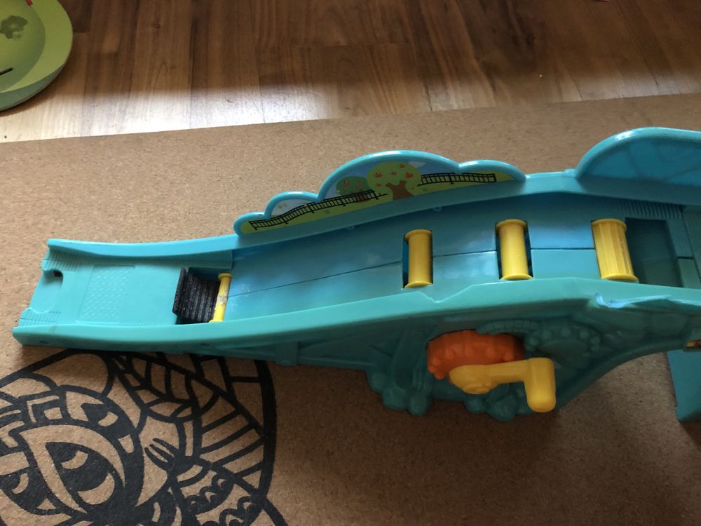 Unikat tor tunel Vtech uszkodzona taśma toot toot tut tut autka