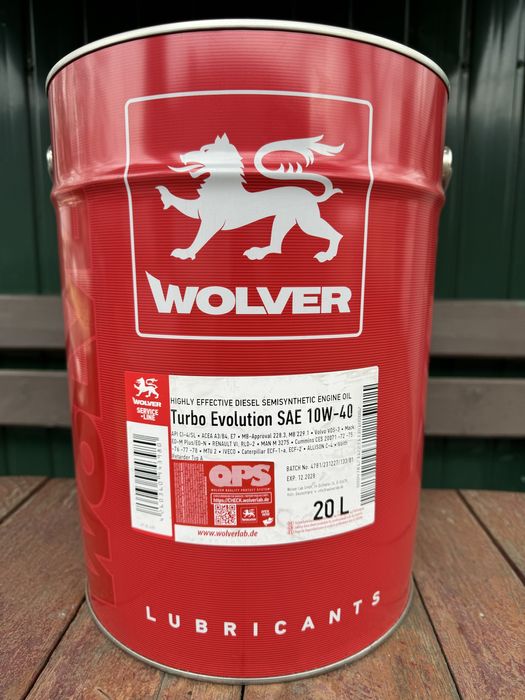 WOLVER Turbo Evolution 10W-40 20л
