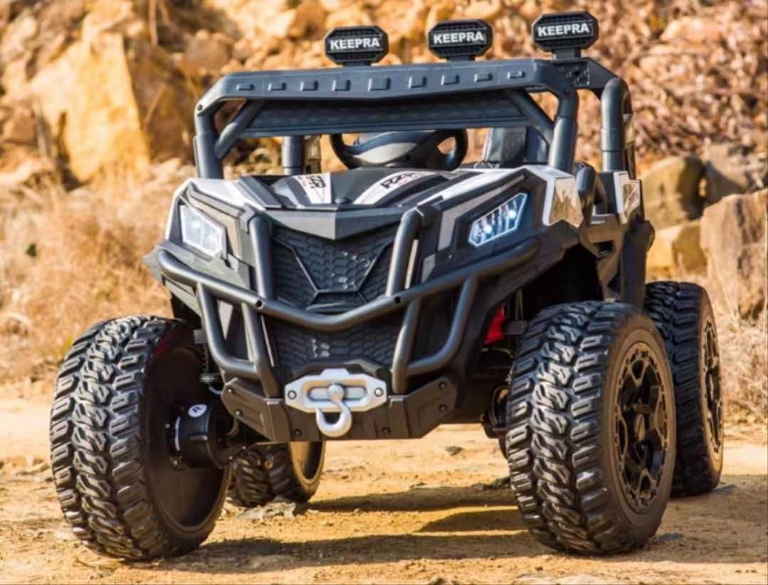 SUPER MEGA BUGGY UTV z napędem 4x4 Samochód Auto na akumulator SKÓRA