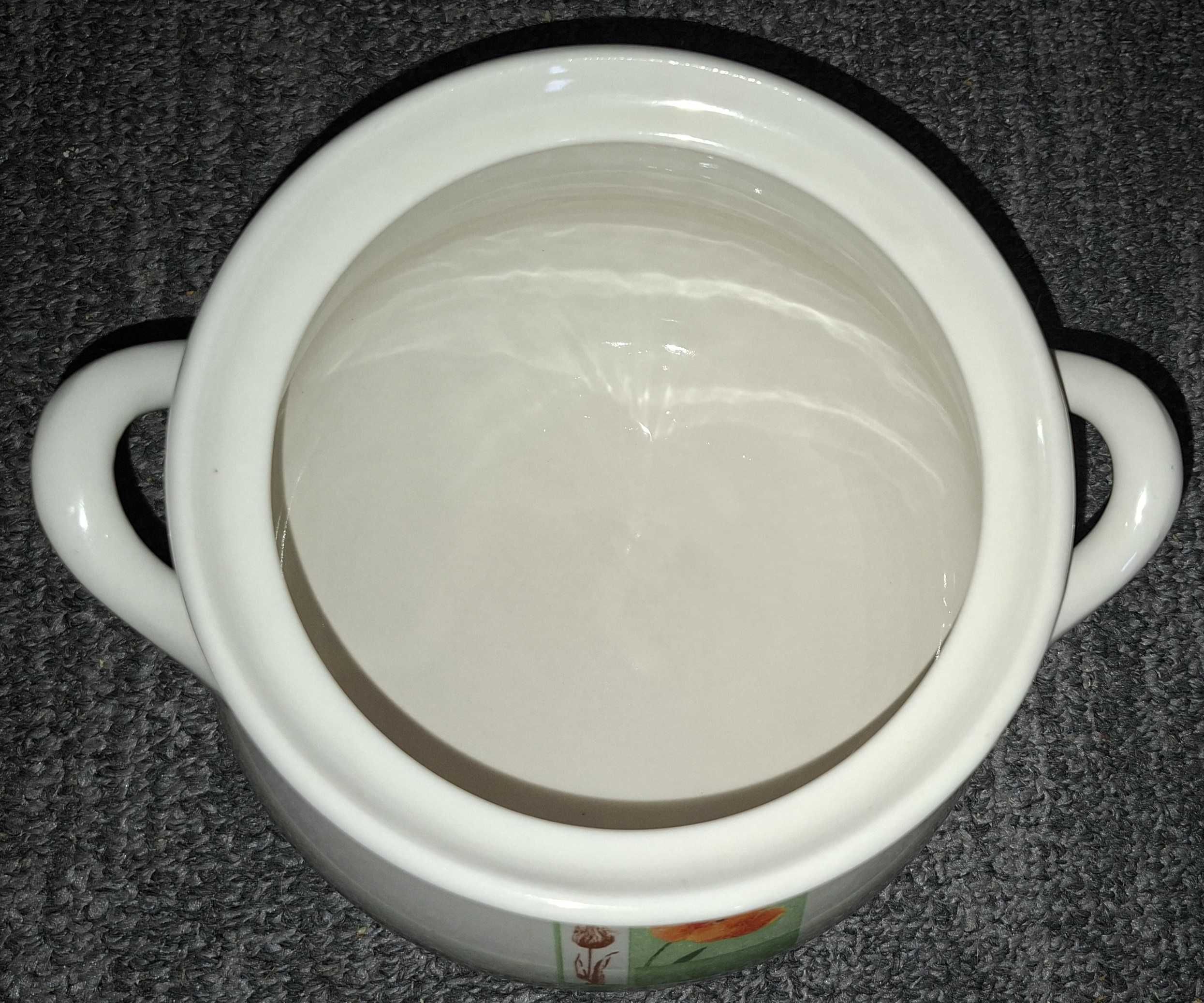 Waza na zupę ceramiczna z pokrywką