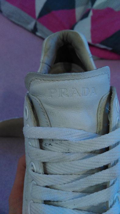 Sneakersy białe PRADA(unisex)