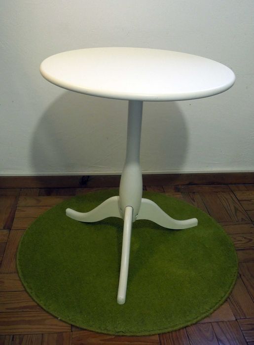 Vintage Ikea Dolum side table / mesa de apoio - branco / white
