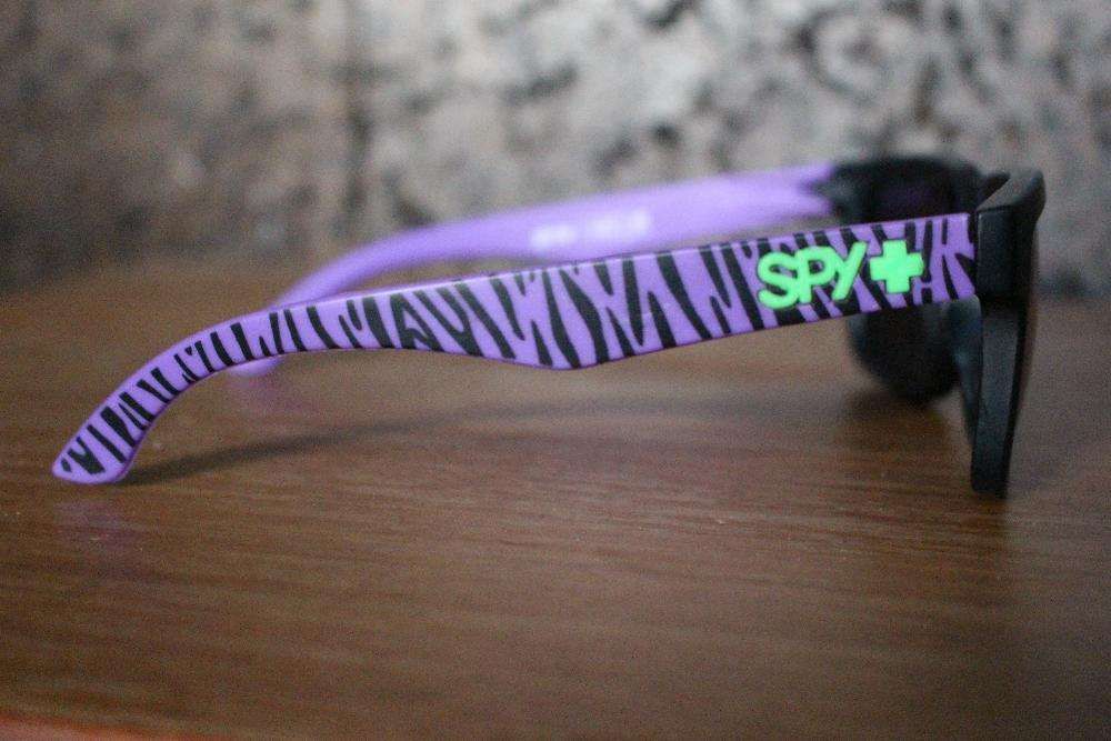 Oculos de sol SPY Ken Block - Roxo/Preto zebra (NOVO)