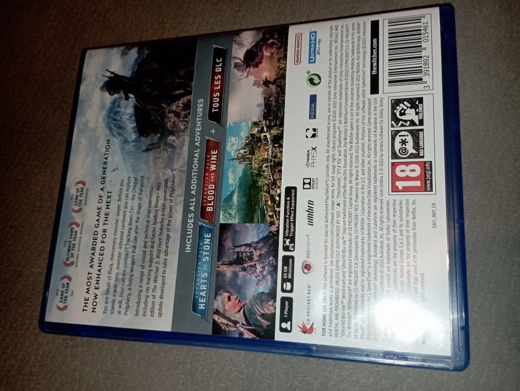 Wiedźmin III - Complete Edition. PS5 PL/ANG 6/6 bez rys płyta!