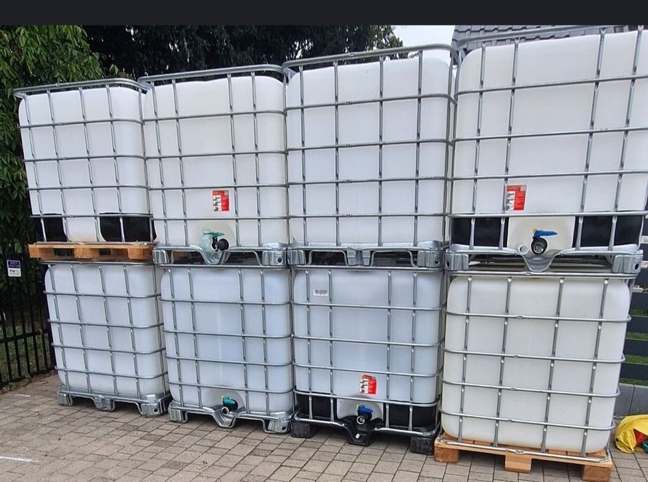 Zbiornik 1000L mauzer IBC na deszczówkę  wodę paliwo Mauser
