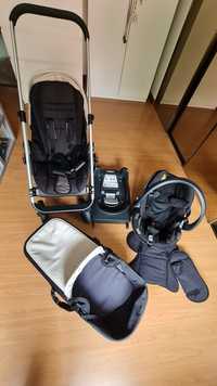 Carrinho bebé easywalker+ovo e isofix Besafe ,alcofa e capa de chuva