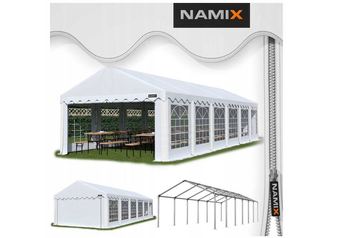 Namiot BASIC 6x12m ogrodowy wiata garaż imprezowy eventowy PE 240g