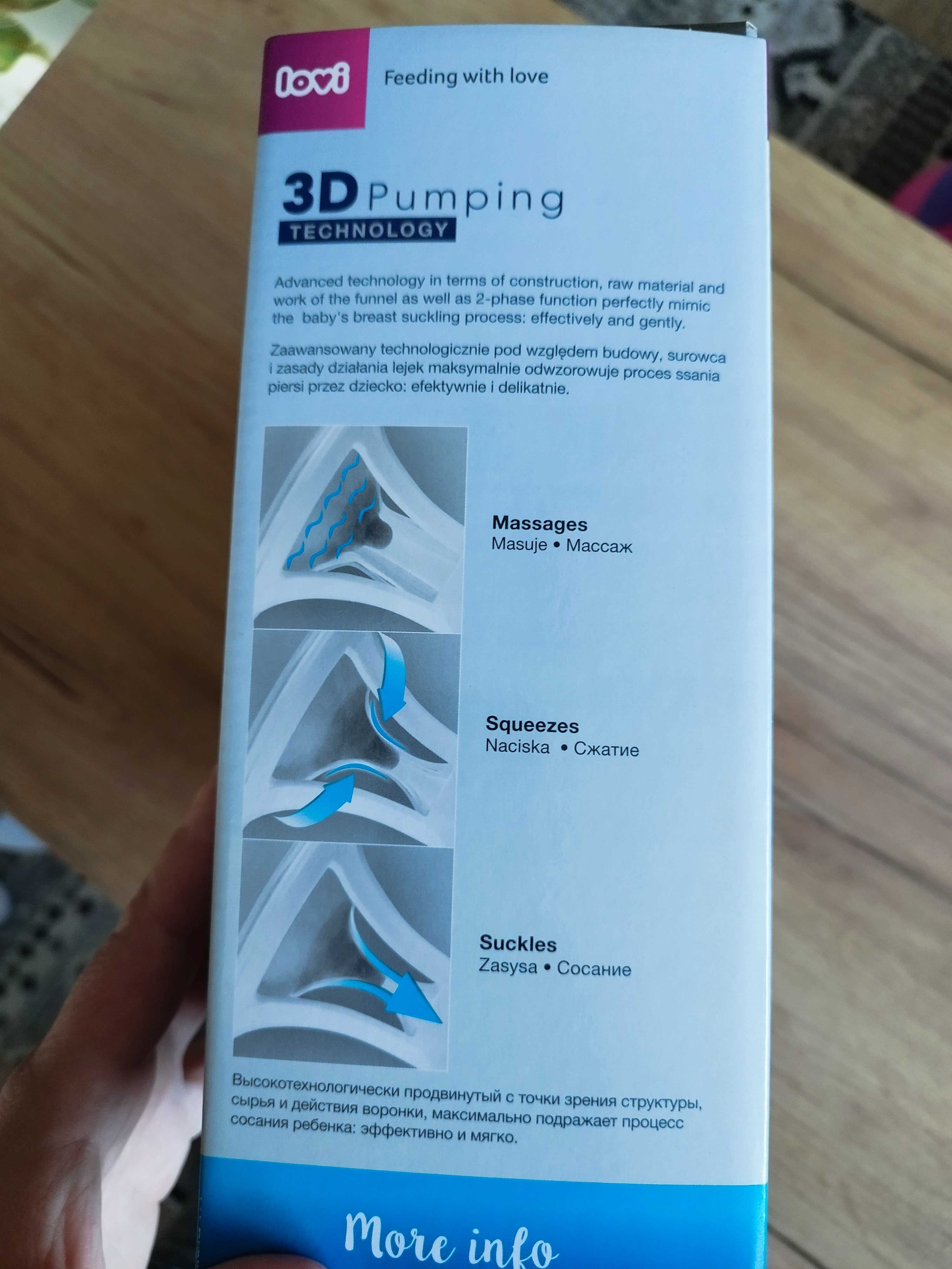 LOVI Laktator EXPERT 3D Pumping nieużywany