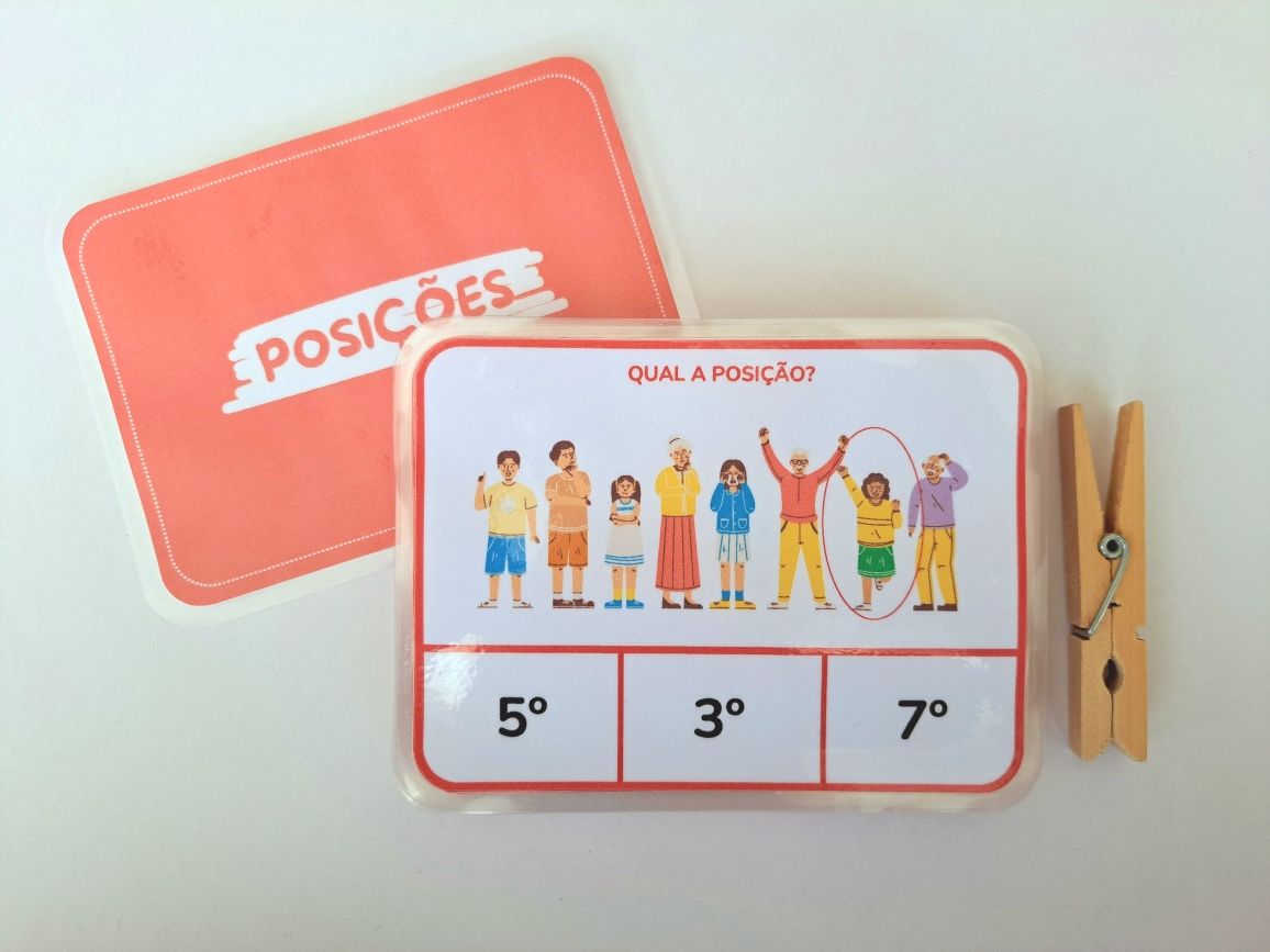 Jogo pedagógico: Posições