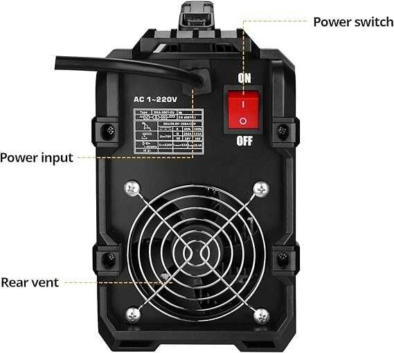 DEKO Spawarka MMA 220 V, uchwyt elektrody spawarki ARC 200A