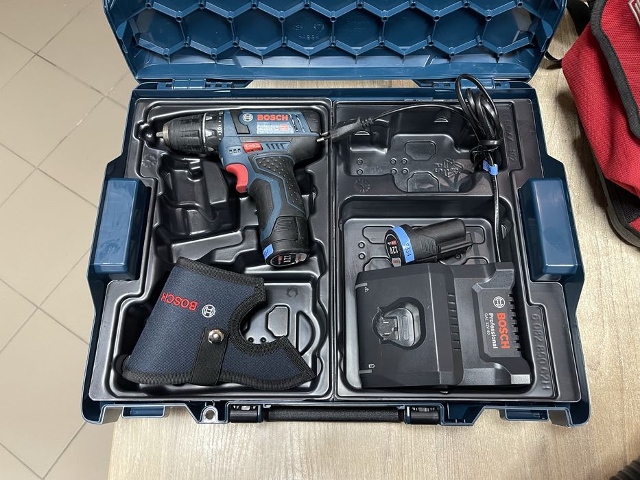 Bosch GSR 12V-15 L-Boxx / акумуляторний шуруповерт Бош 12V