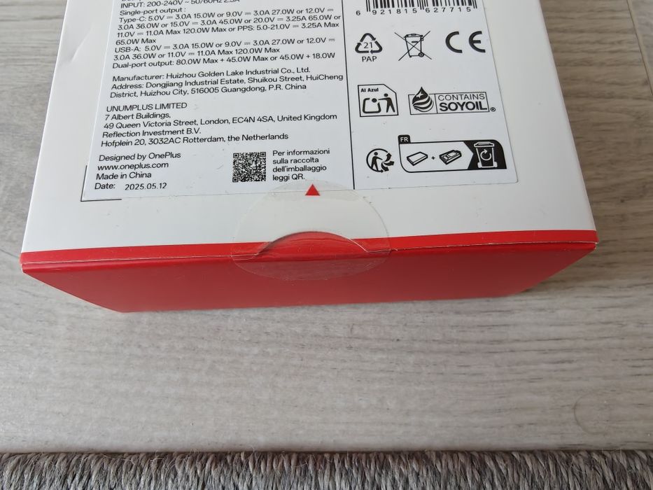 OnePlus 15 16/512, zestaw: etui, ładowarka 120w