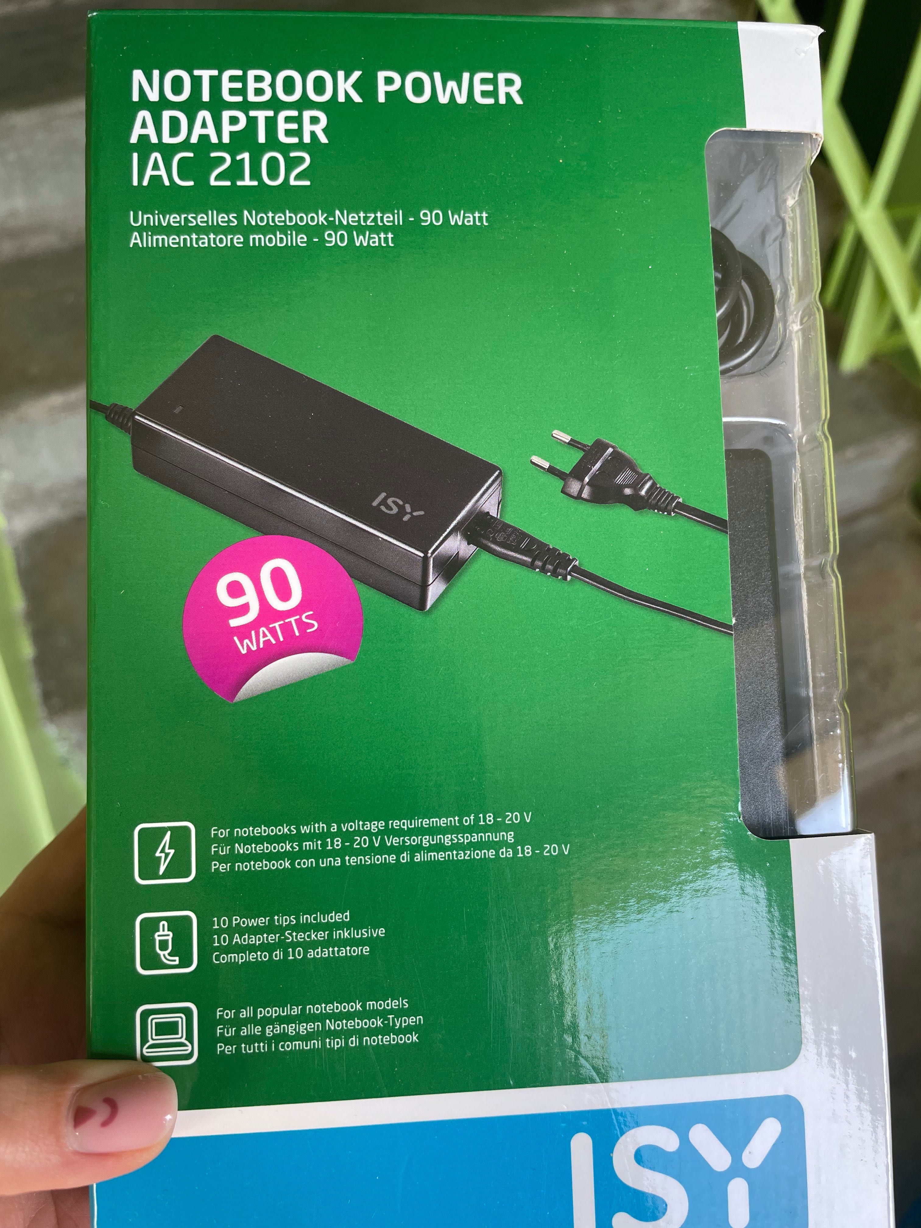 Zasilacz ISY notebook power adapter iac 2102