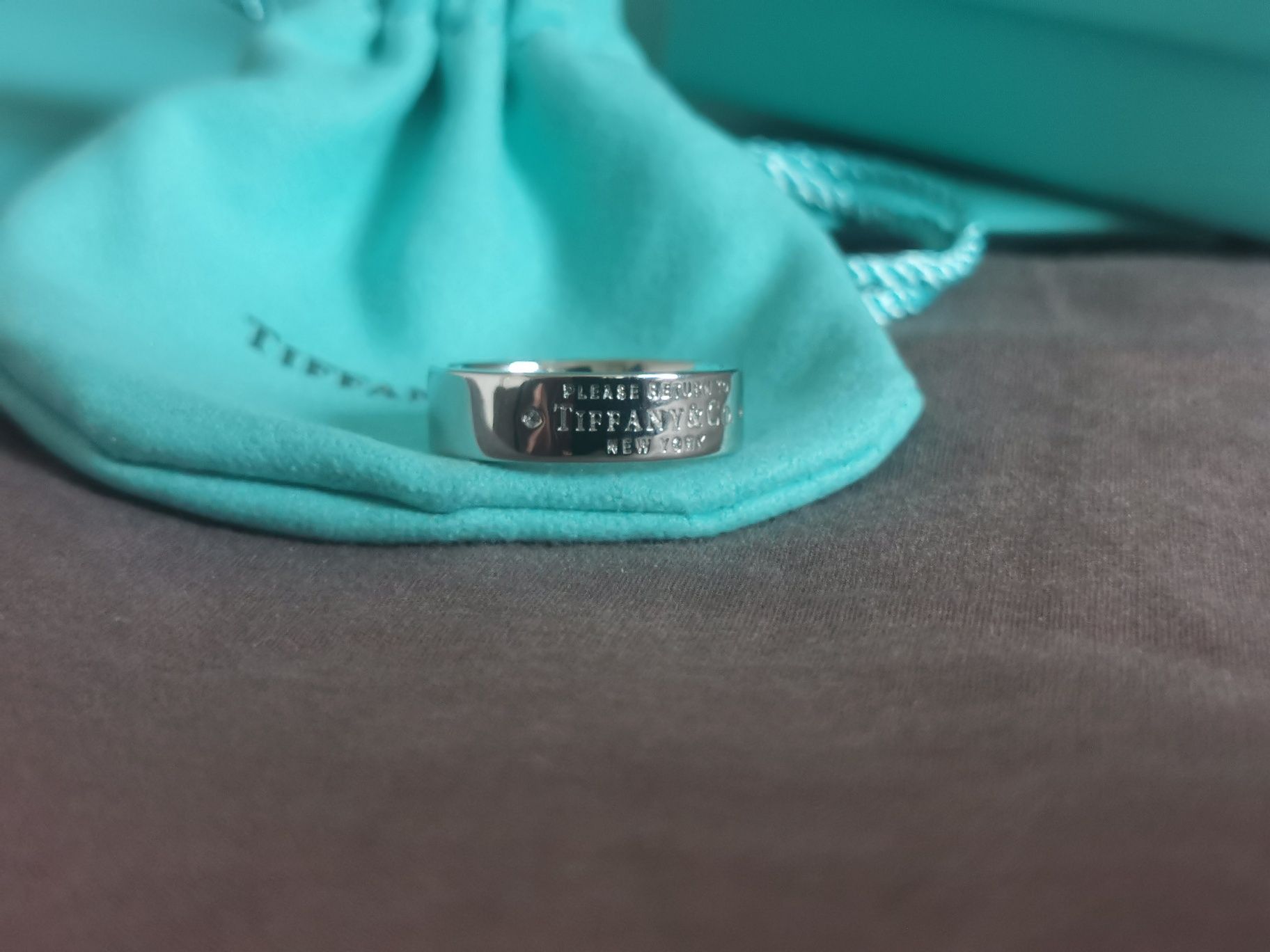 Pierscionek Tiffany & Co Srebro ring silver