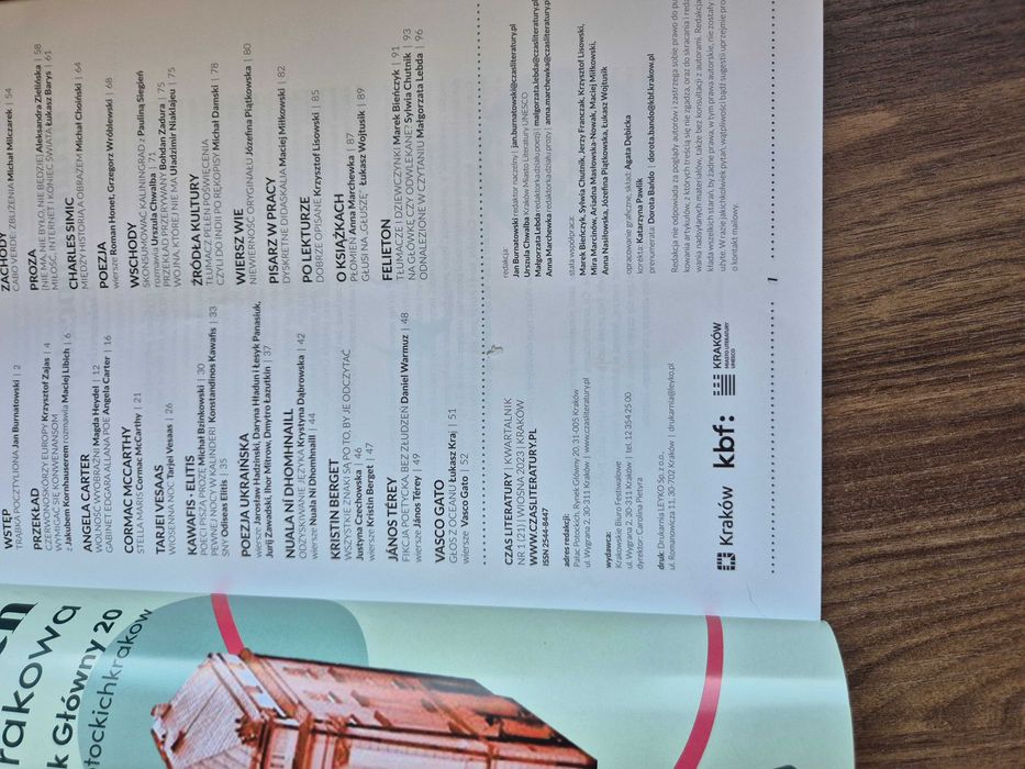 Czas Literatury kwartalnik 8 numerów