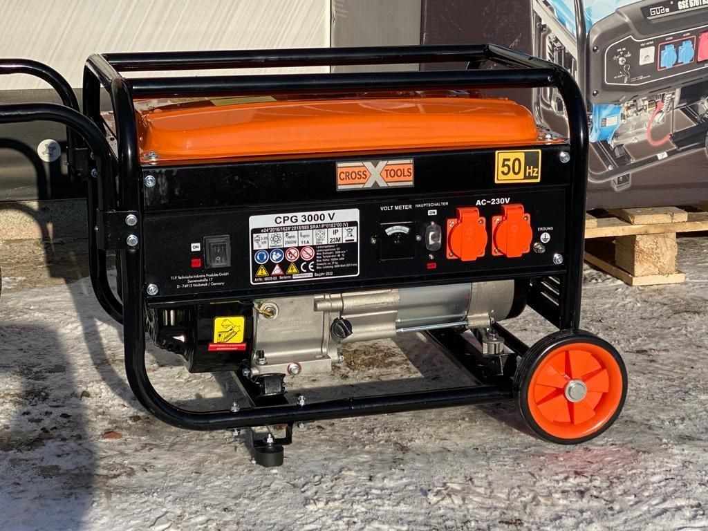 Продам генератор бензиновий Cross Tools CPG 3000v