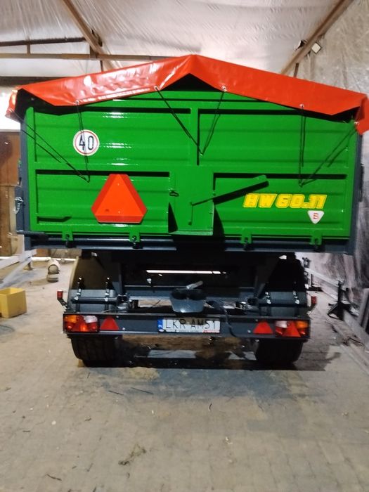 Przyczepa wywrotka na trzy strony HW 6011