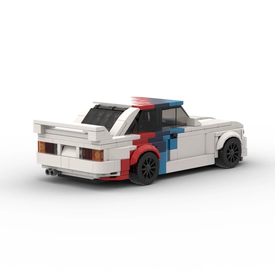 MOC Lego BMW M3 E30 455 sztuk wyścigi samochód sportowy pojazd