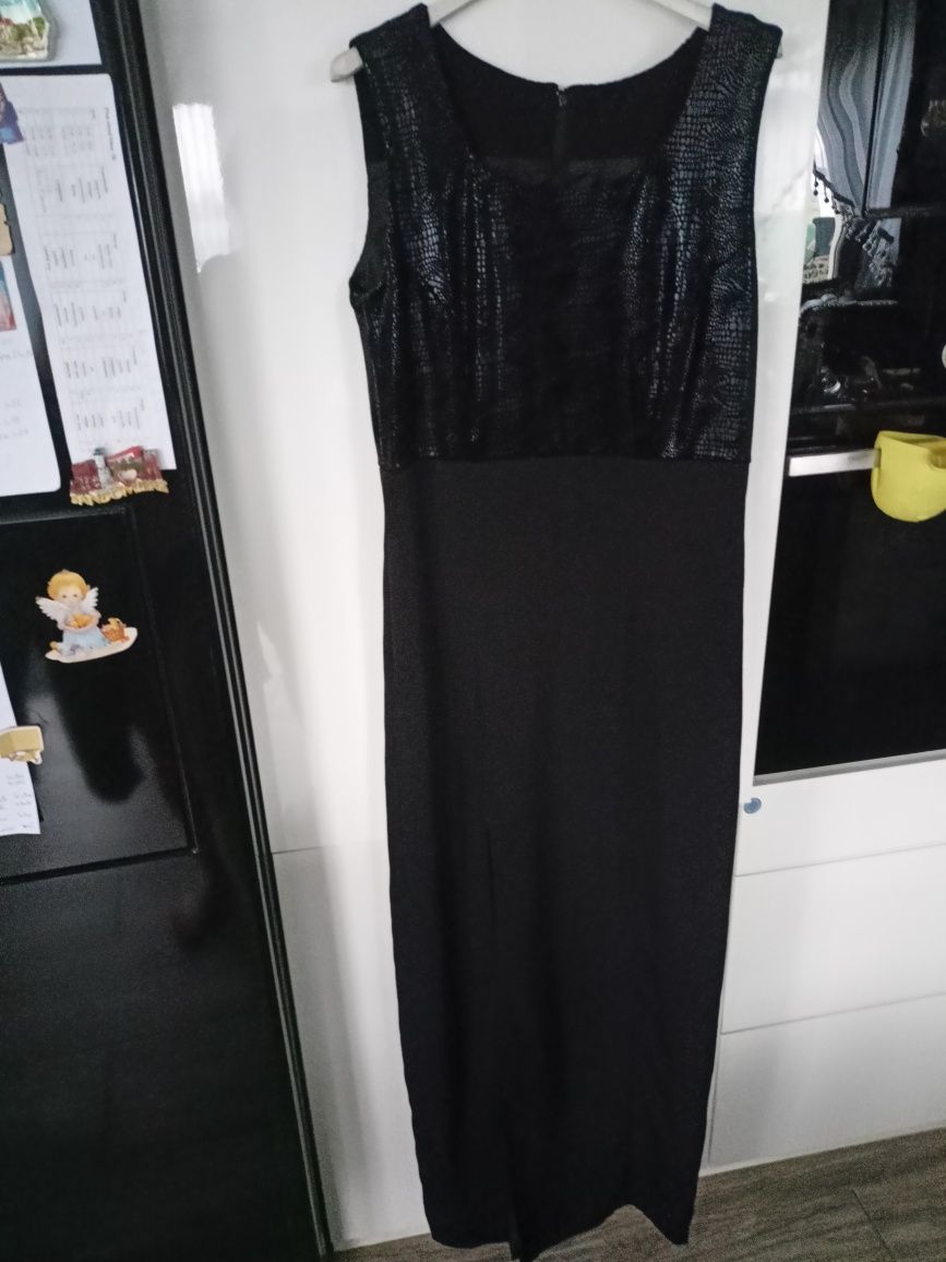 Długa sukienka czarna r.M/L