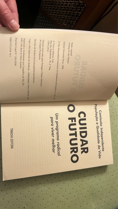 Cuidar o futuro - um programa radical para viver melhor