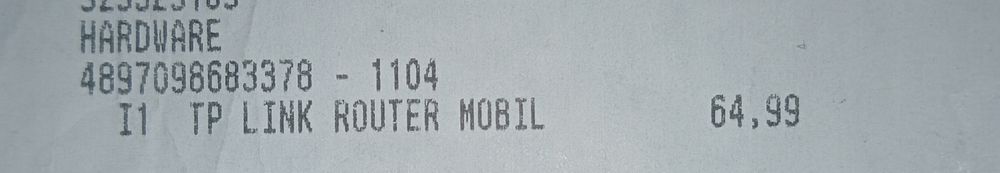 TP Link Mobile Router64551828186241123