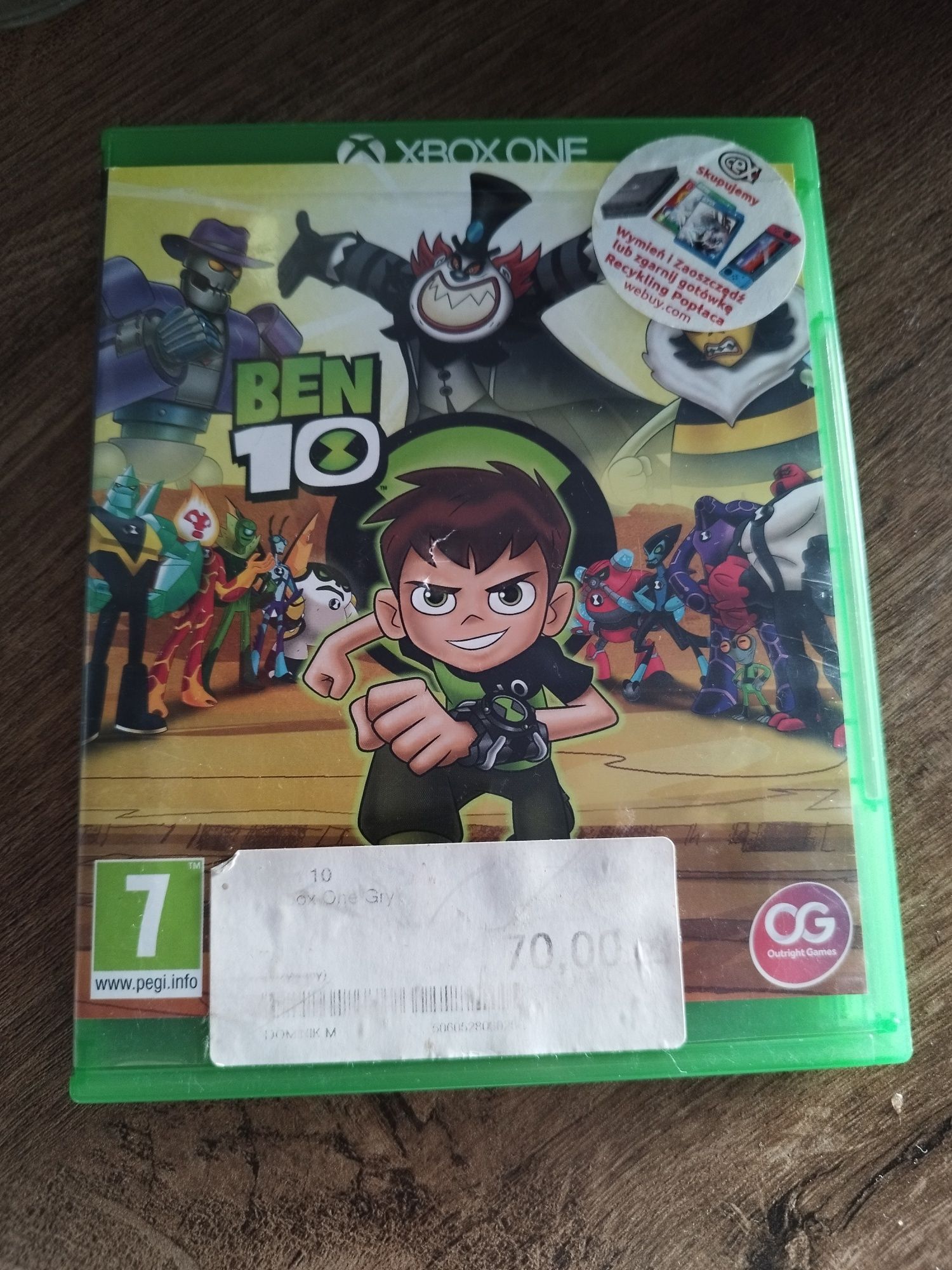 Płyta Xbox one Ben 10