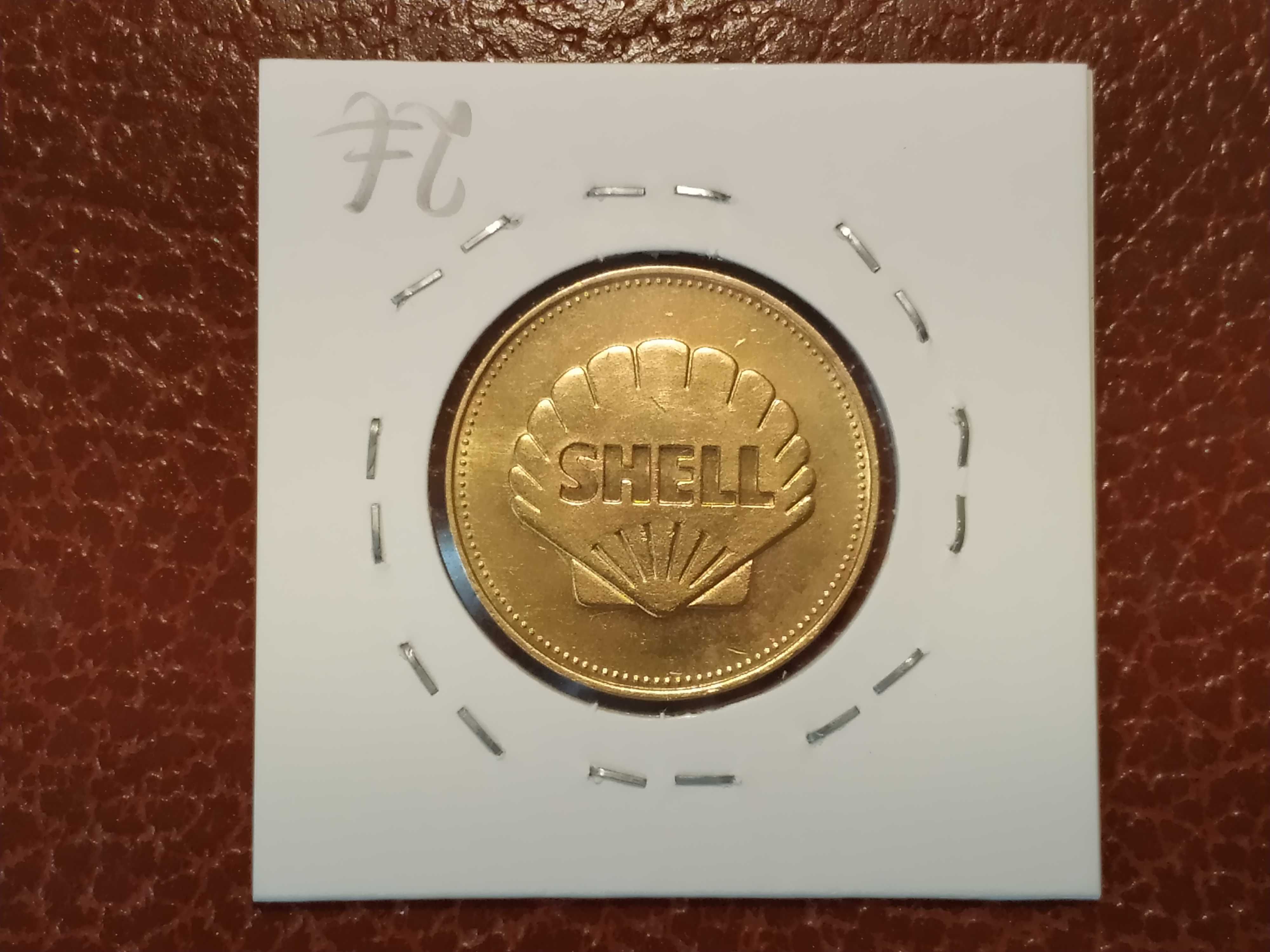 Medalha/token/ficha da Shell - Icarus & Daedalus