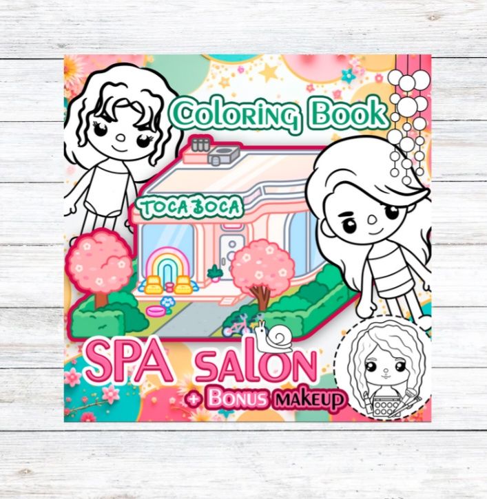 Kolorowanka Toca boca Spa Salon