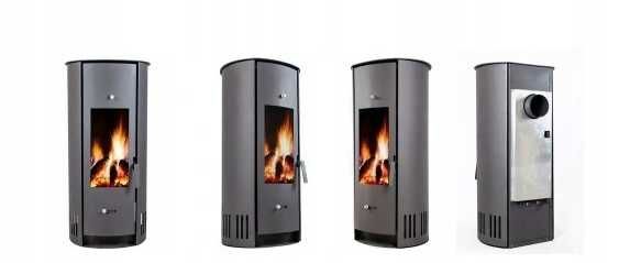Piec piecyk kominek eco stalowy KOZA ARIEL 6kw + akcesoria kominkowe