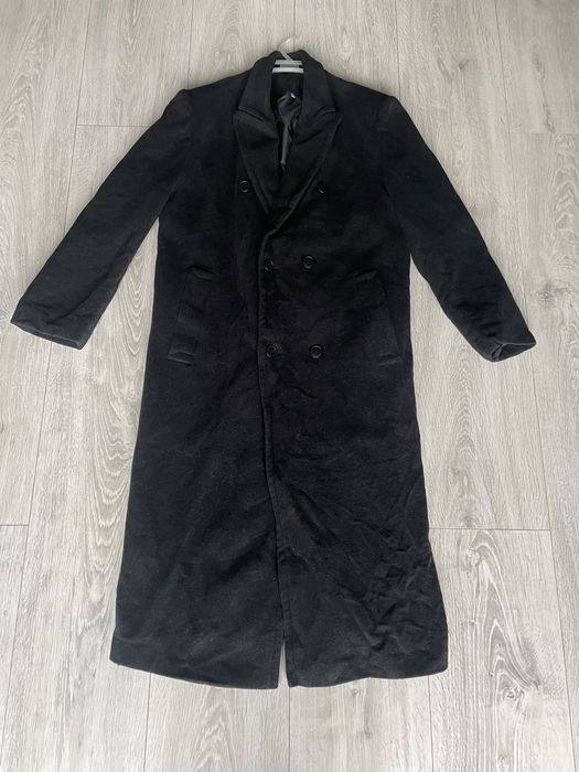 Klasyczny płaszcz męski czarny roz. L