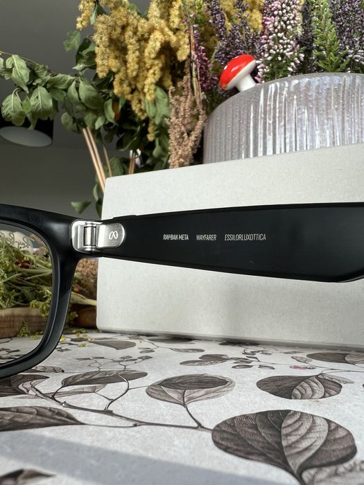 Okulary Meta Rayban Wayfarer czarny mat | jak nowe!