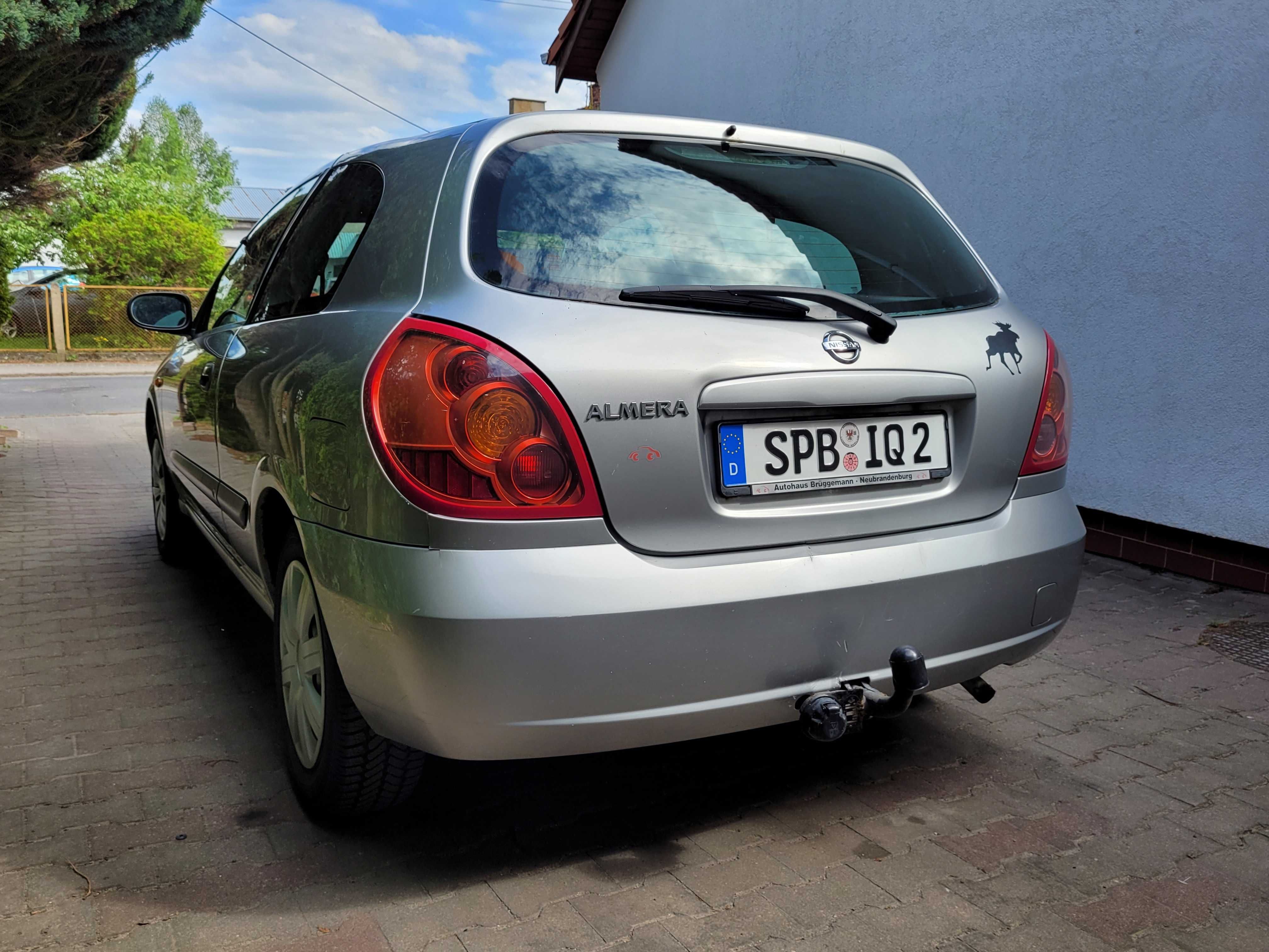 Nissan Almera 1.8 Benzyna 116 KM Opłacony Klimatronik Hak Z Niemiec