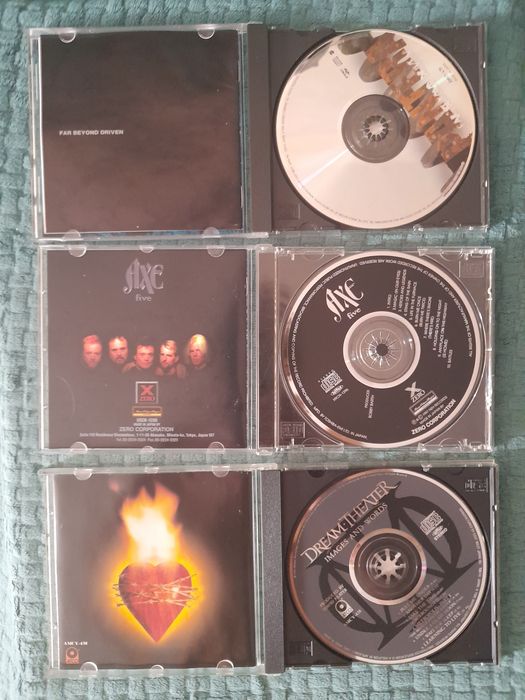 Фирменные японские CD диски Aerosmith, Axe, Led Zeppelin, Rainbow