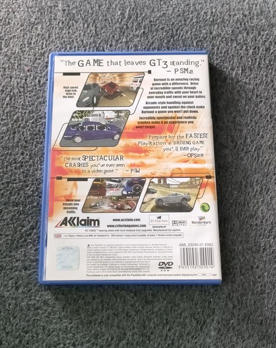Burnout gra Ps2 3xA