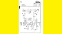 Ciągnik Renault 75-34 schematy elektryczne RARYTAS!