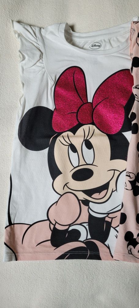 Bluzka T shirt C&A Disney Minnie roz 122