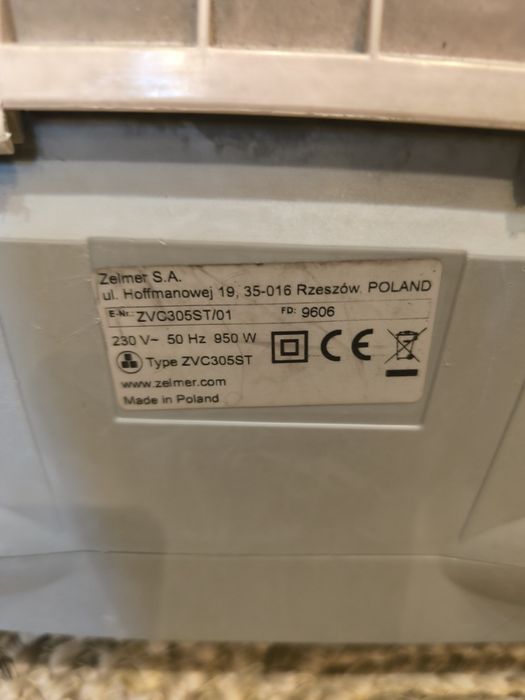 Odkurzacz Zelmer OdySsey 950W + osprzęt Turboszczotka