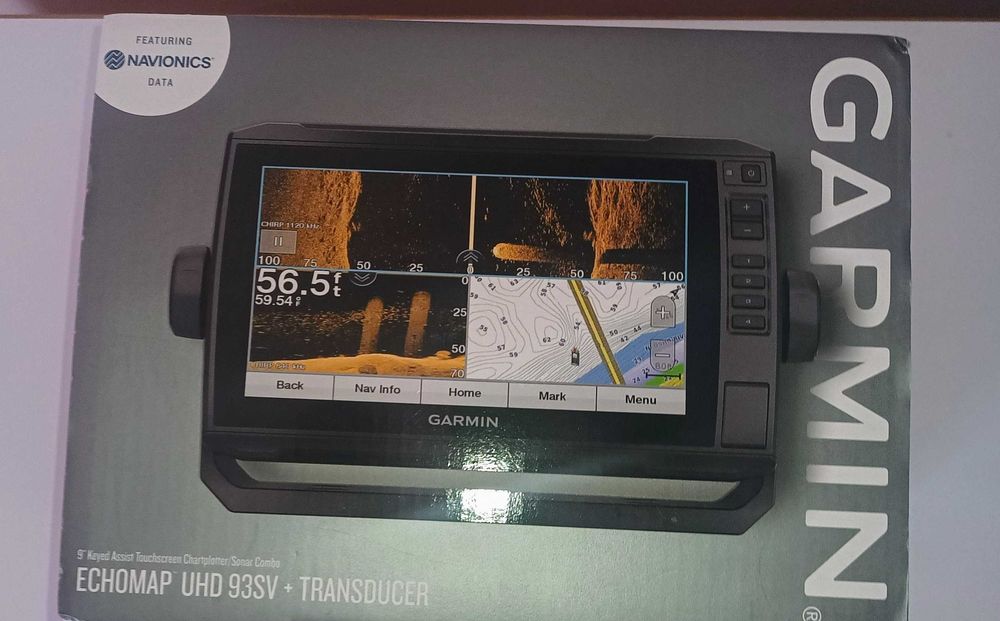 Echosonda Garmin Echomap 93SV z przetwornikiem GT-54