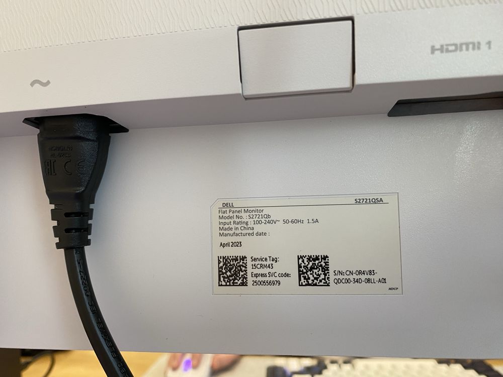 Monitor Dell S2721QSA (210-BFWD)