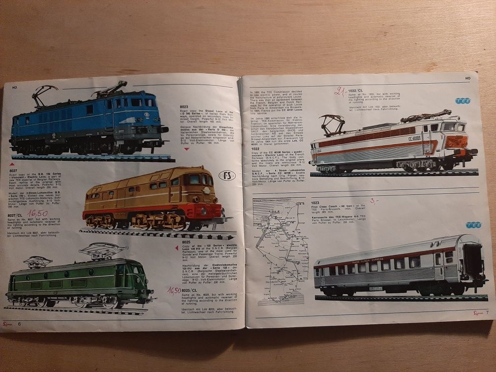 Katalogi modelarskie Marklin i Lima 1965-67