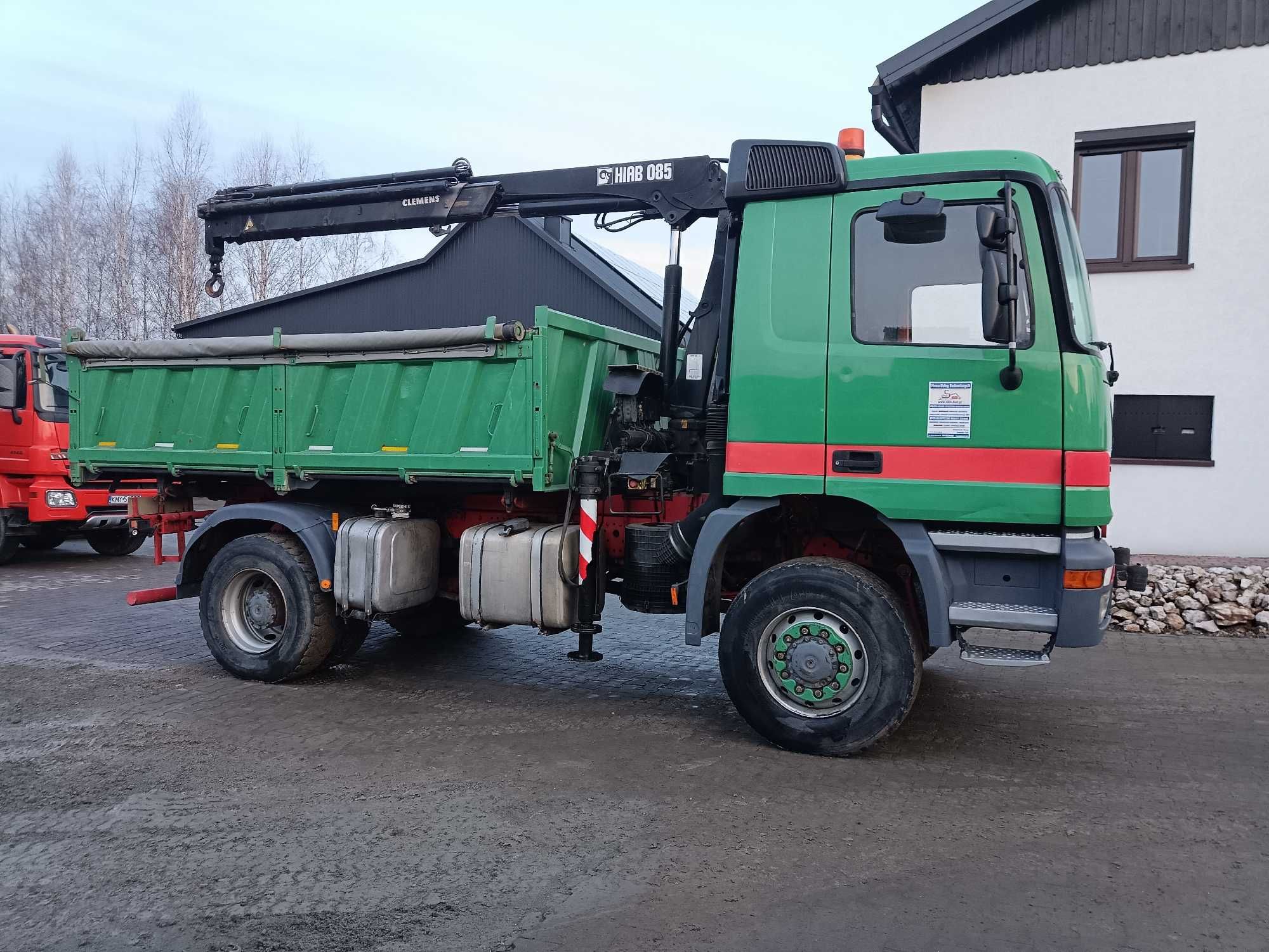 Mercedes-Benz Actros 1843 4x4 HDS Hiab