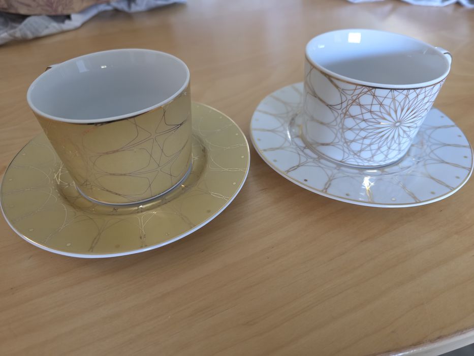 Dwie filiżanki Ćmielów Chodzież Jenny Solaris