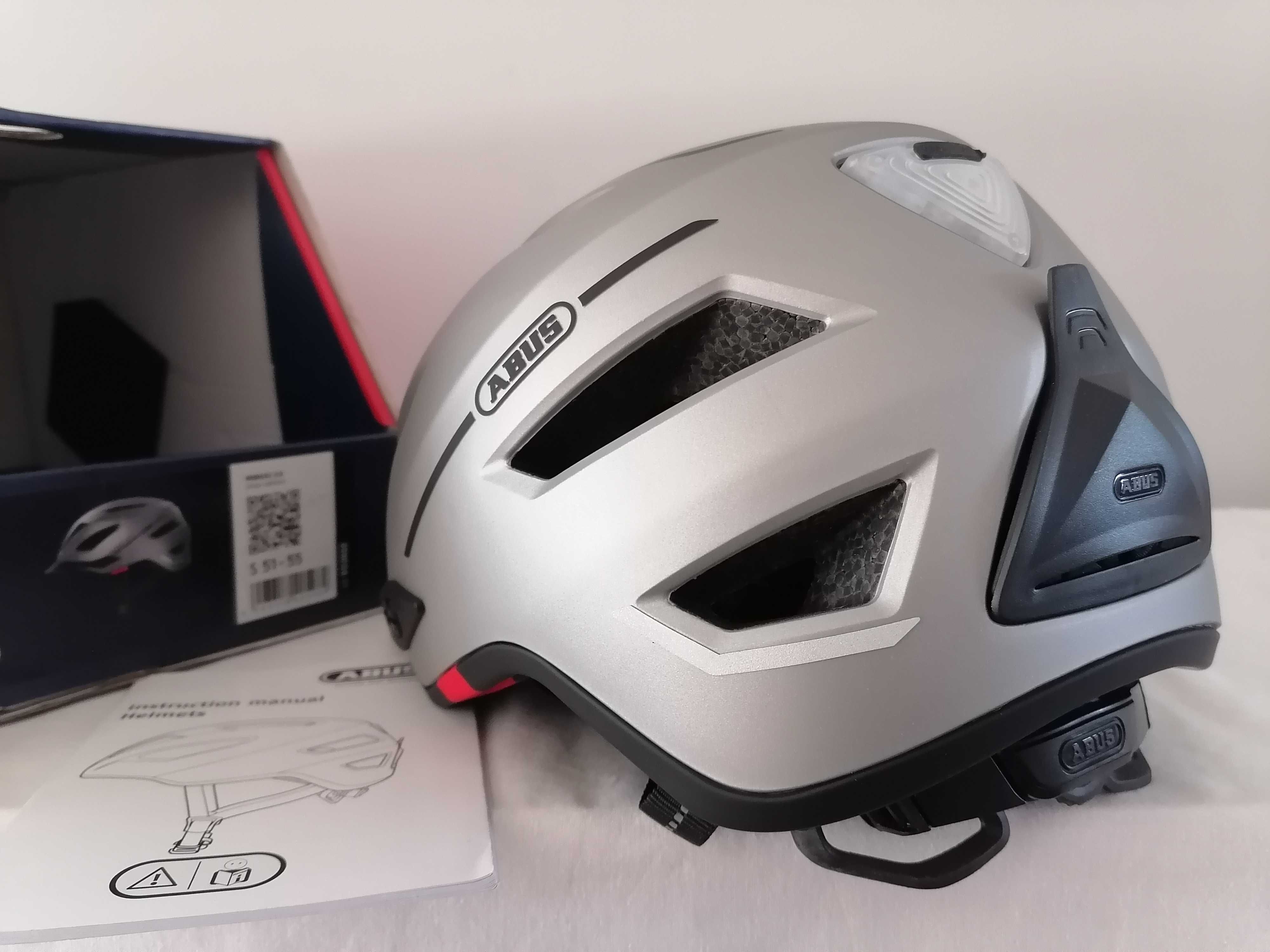 Kask rowerowy Abus Pedelec 2.0 Silver Edition S 51-55cm