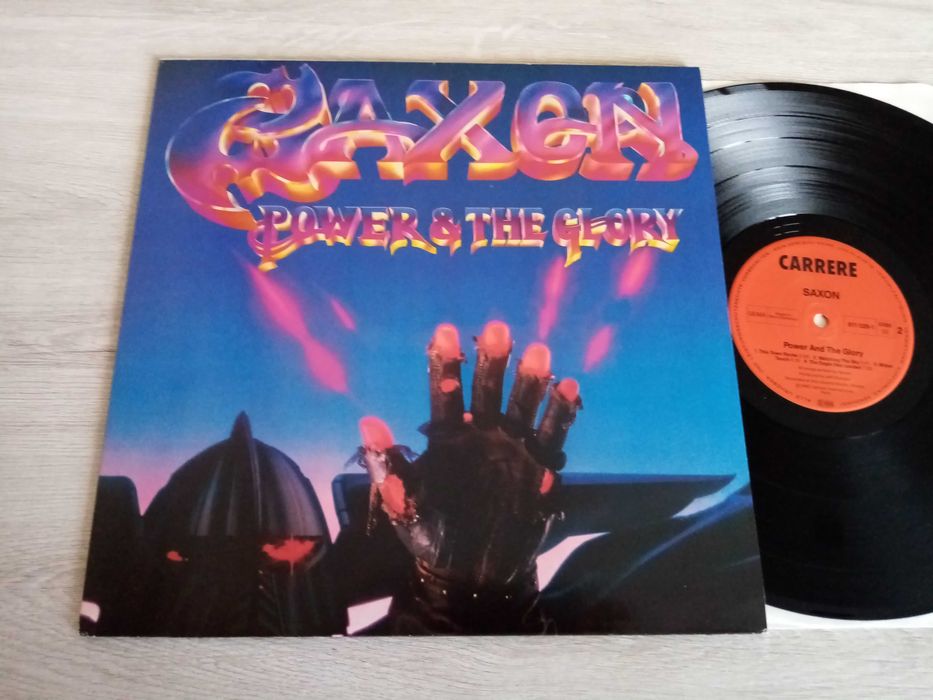 Saxon Power & The Glory LP WINYL EX+/EX