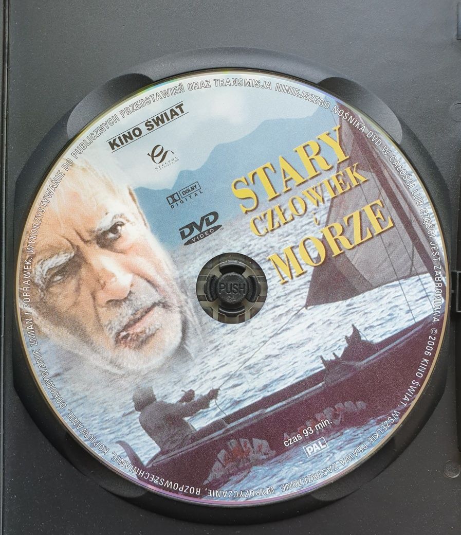 Film DVD Stary człowiek i morze Anthony Quinn